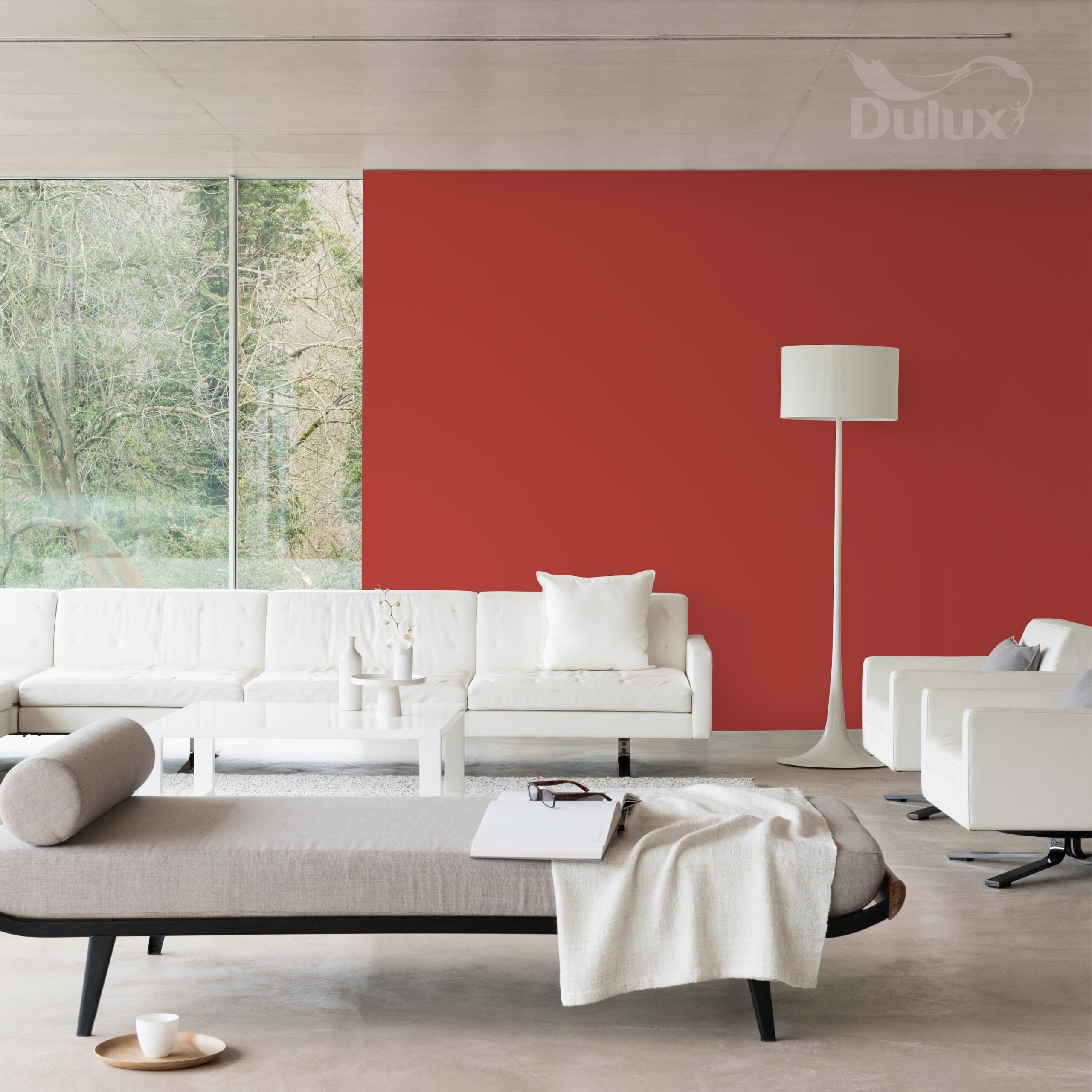 Farba Dulux EasyCare "Wzorowa czerwień" 2,5L - obrazek 3