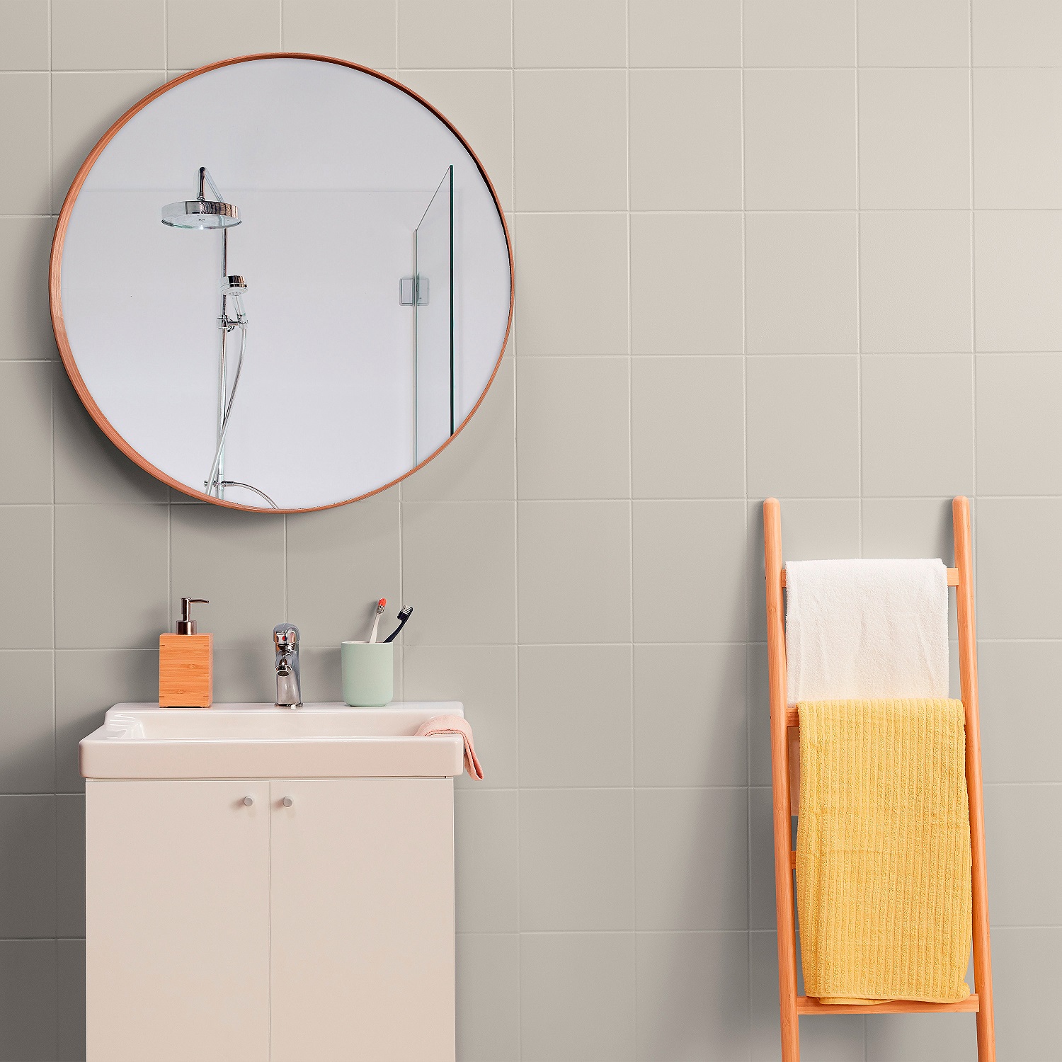 DULUX Szybka Odnowa - Płytki Ścienne 0,75L KREMOWY BEŻ - obrazek 4