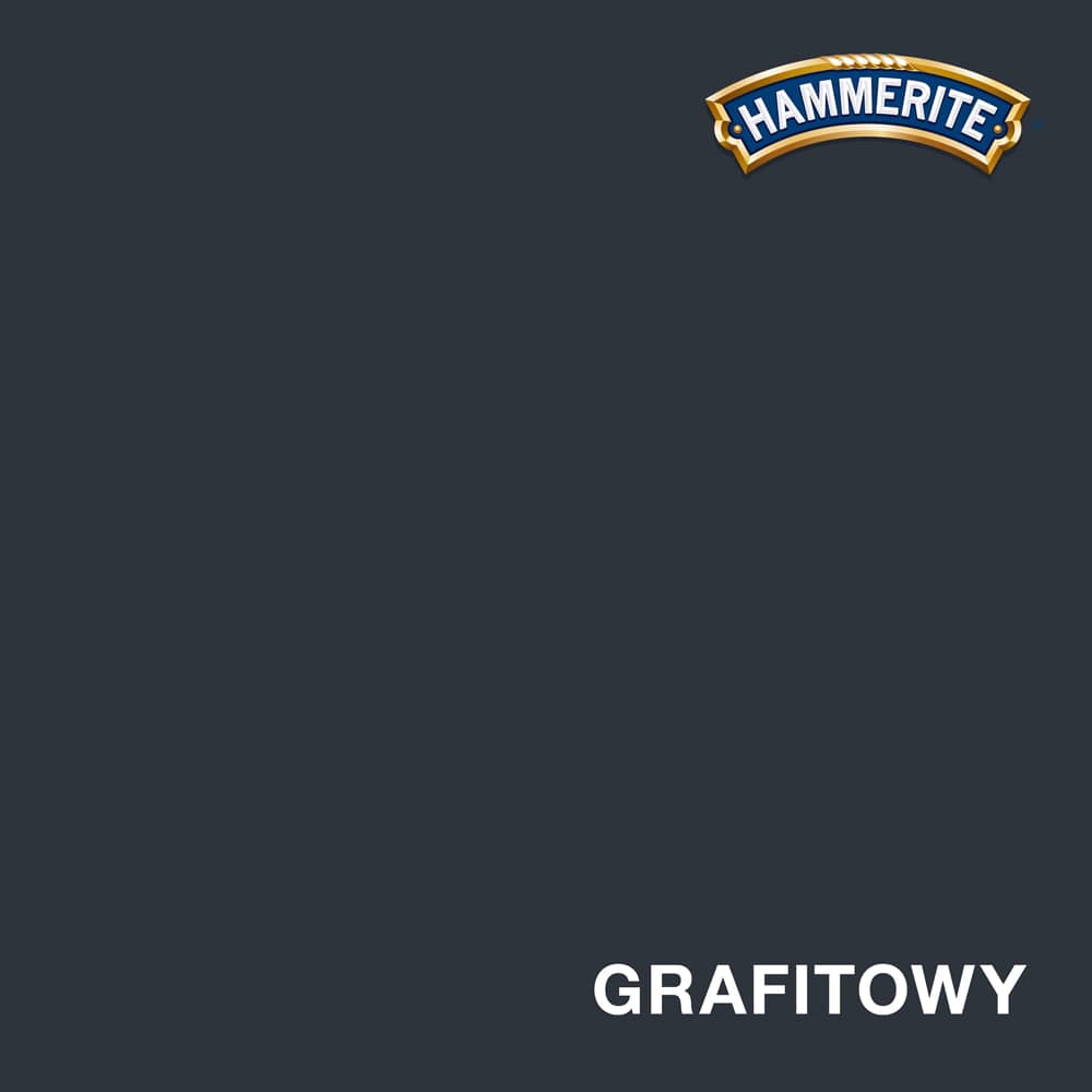 HAMMERITE PROSTO NA RDZĘ GRAFIT POŁYSK 0,25L - obrazek 2